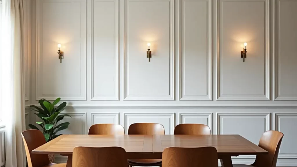 Stunning Affordable Textured Apartment Wainscoting Ideas image