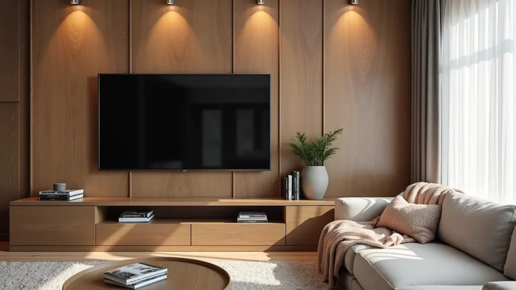 Snapshot of Budget Friendly Faux Wood Apartment Decor